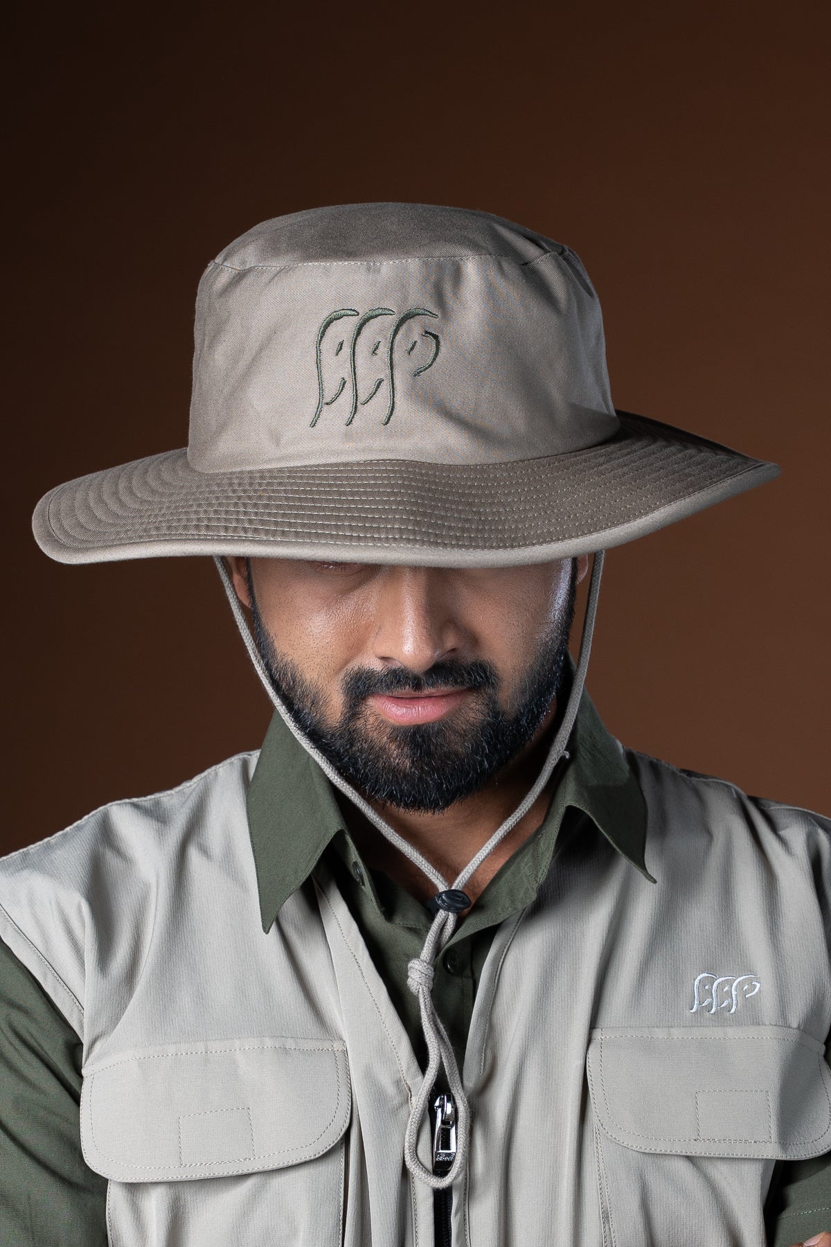 Warli Panama Hat - Beige