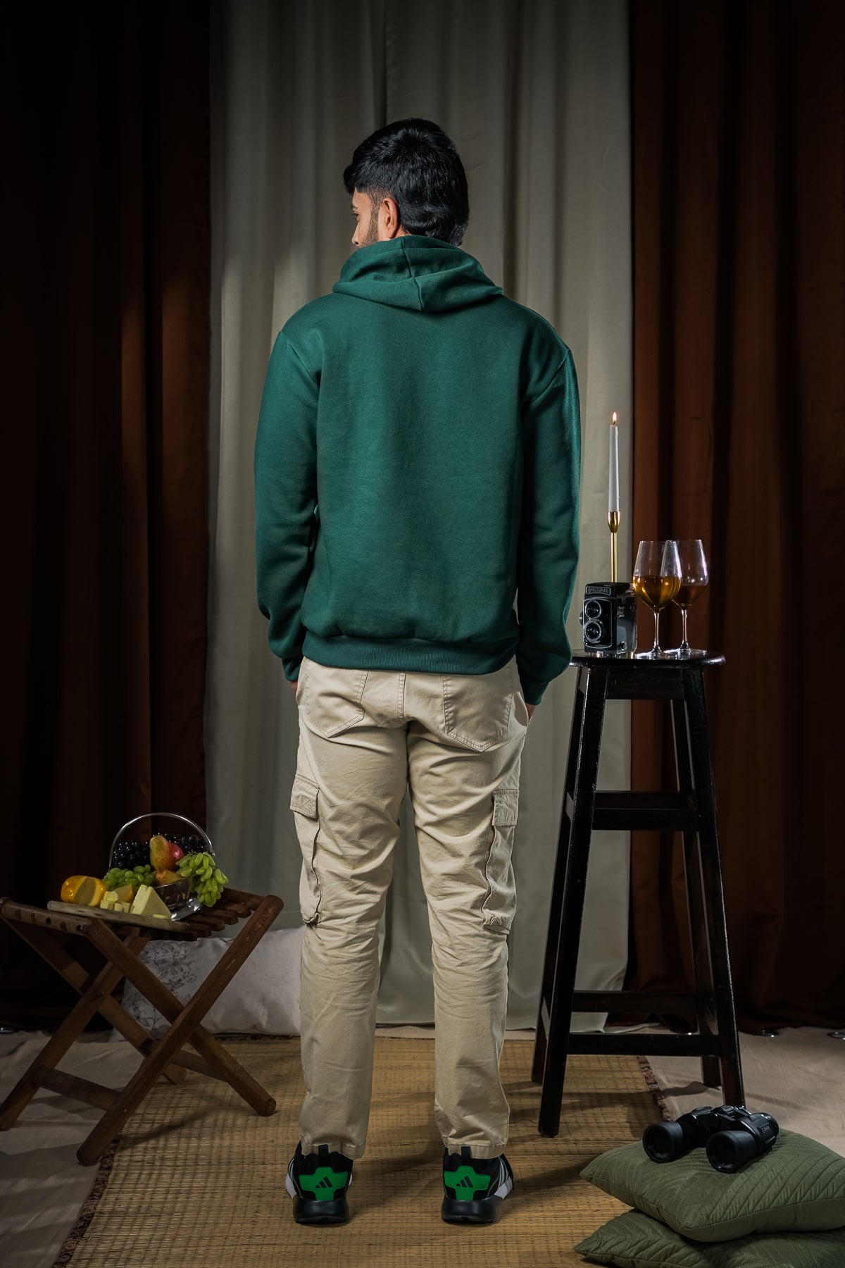 Sundarbans Hoodie Jacket - Green