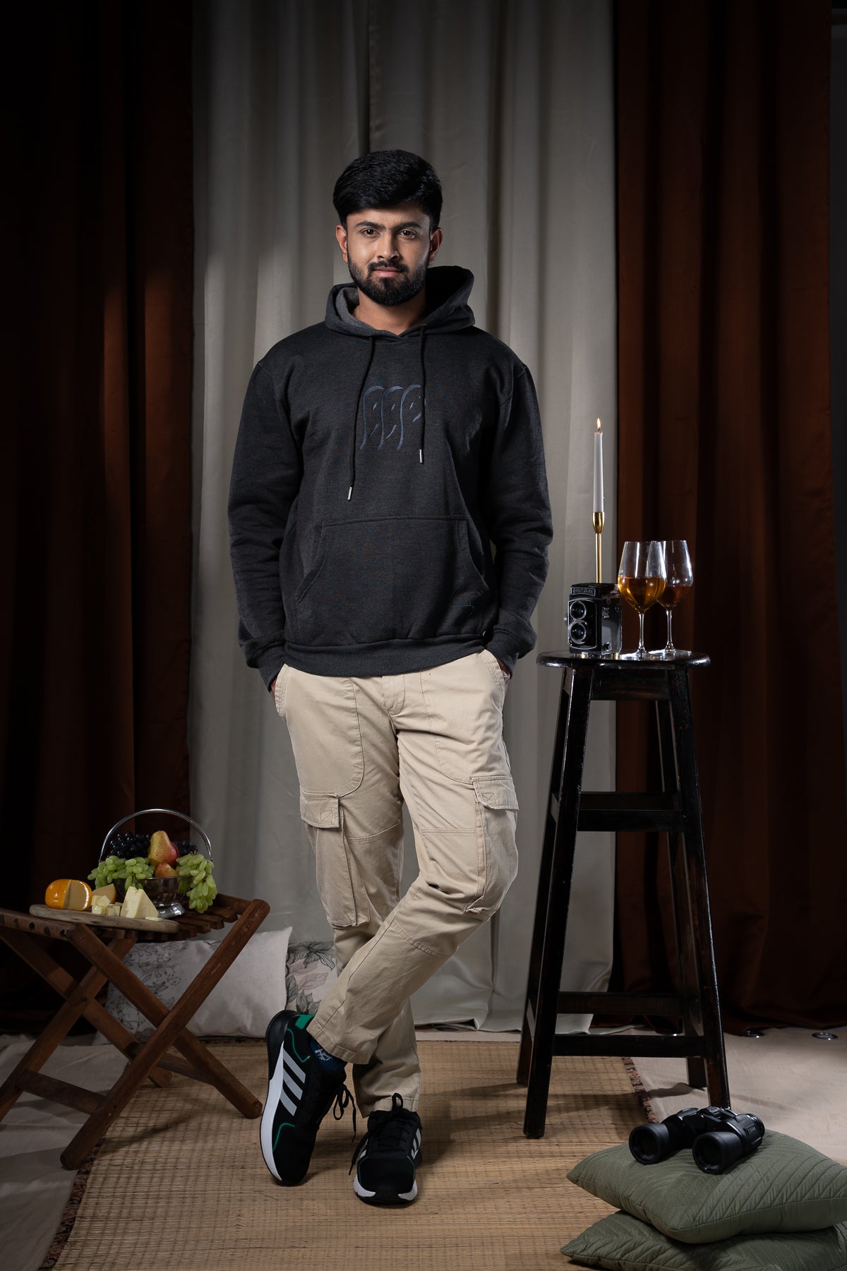 Sundarbans Hoodie Jacket - Grey