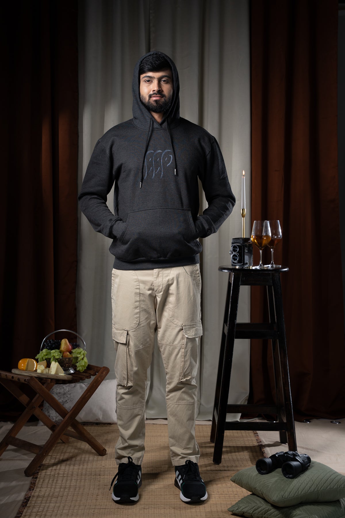 Sundarbans Hoodie Jacket - Grey