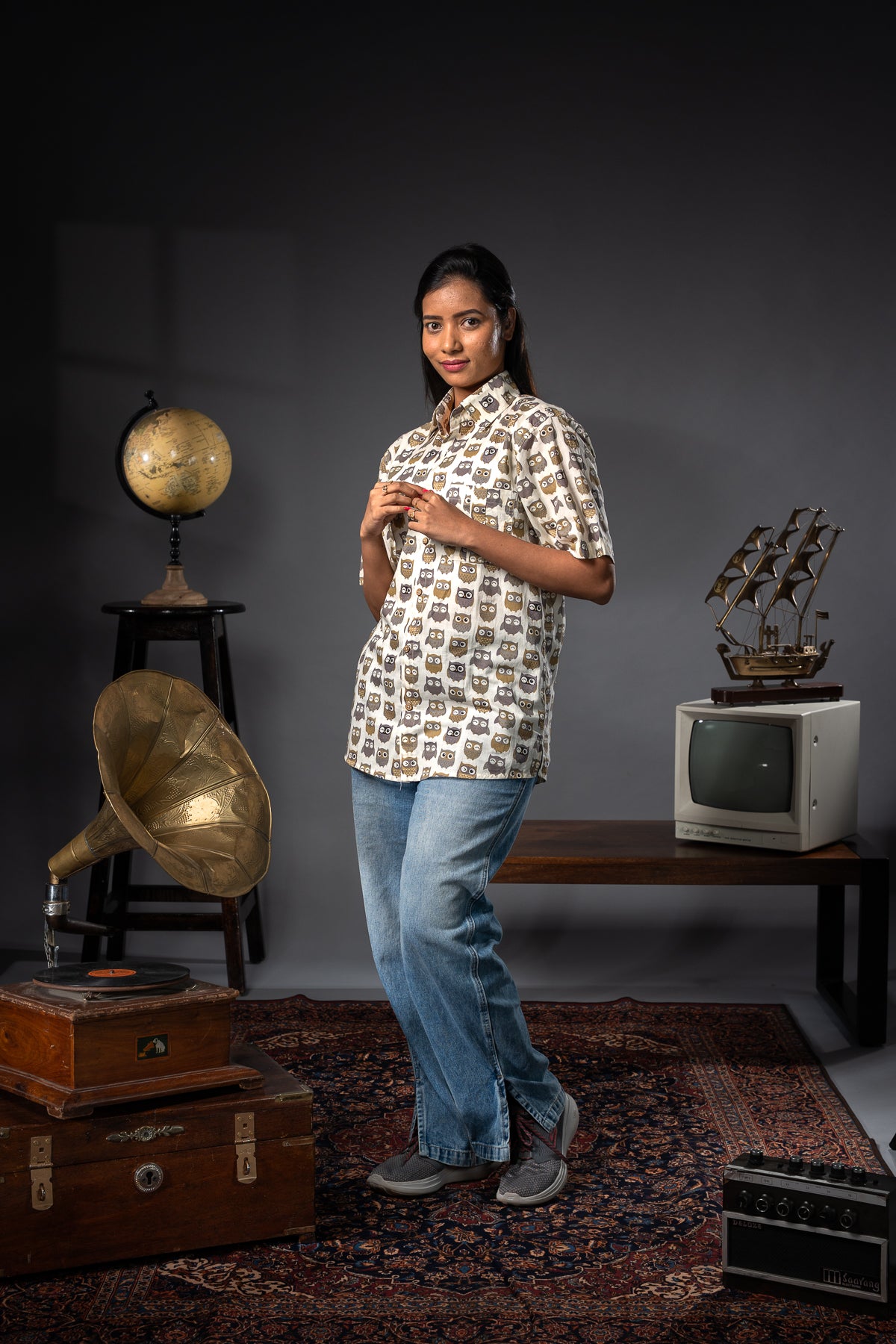 Owl Printed Shirts