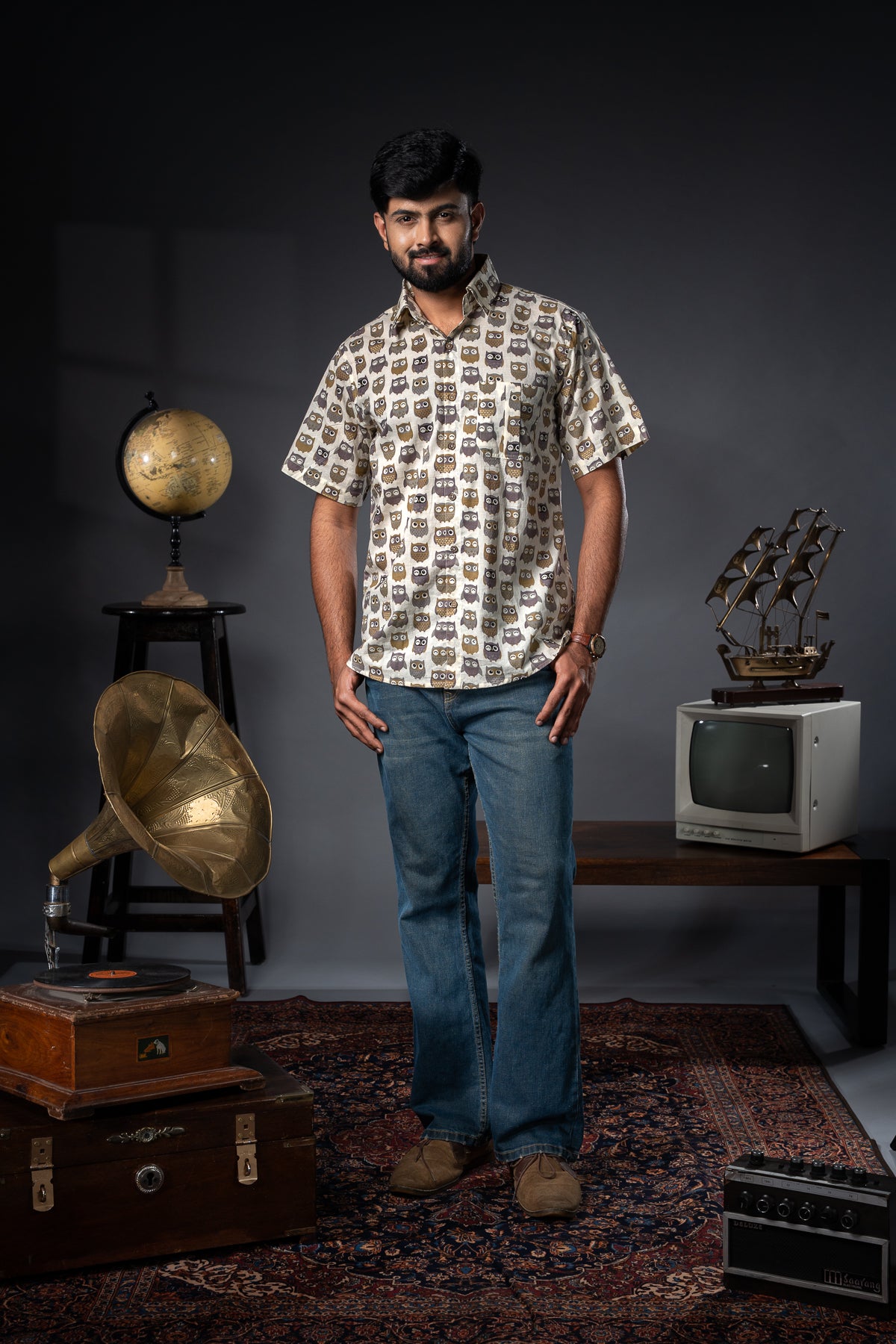 Owl Printed Shirts