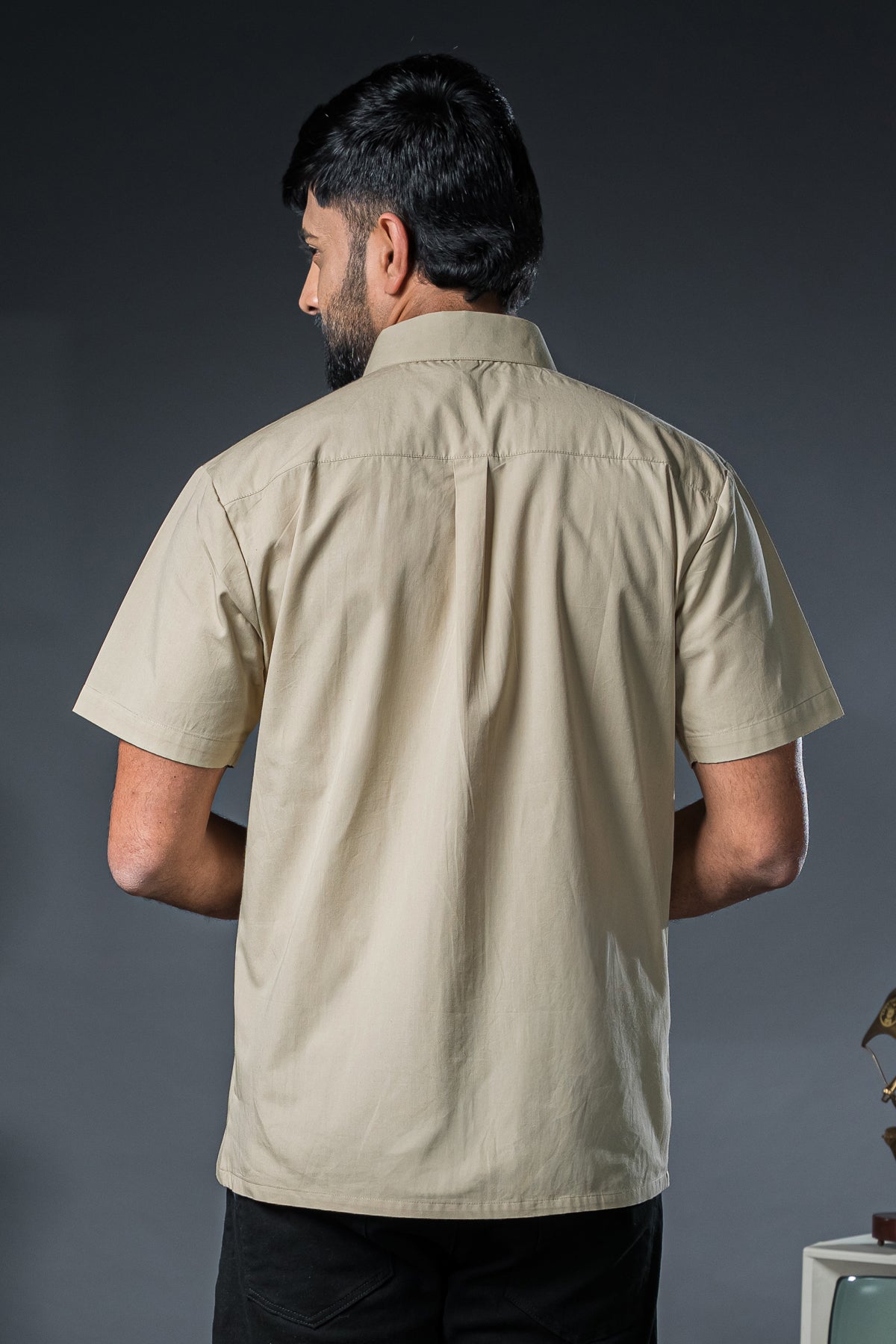 Bandipur Half Sleeve Shirt - Cotton Beige