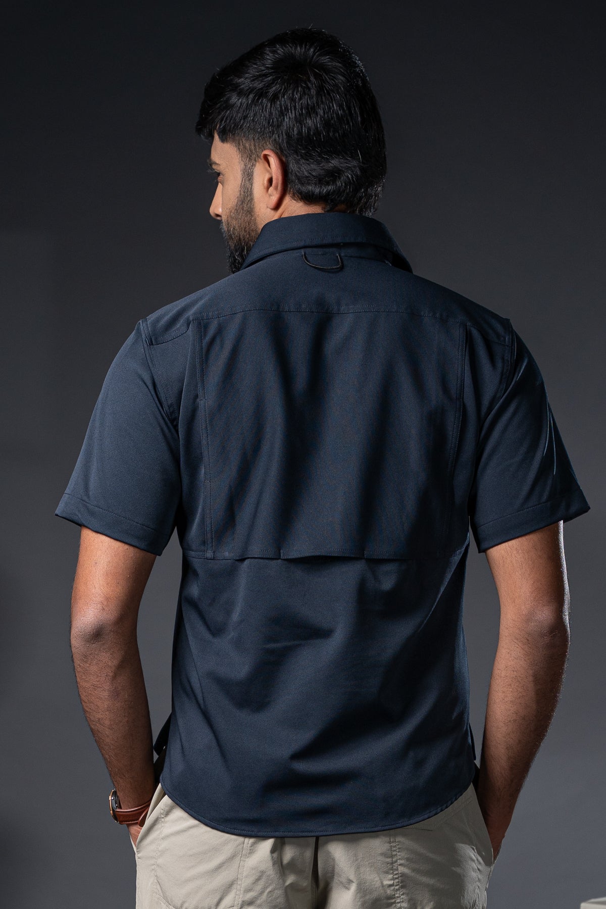 Kabini Half Sleeve Shirt - Dry Fit Navy Blue