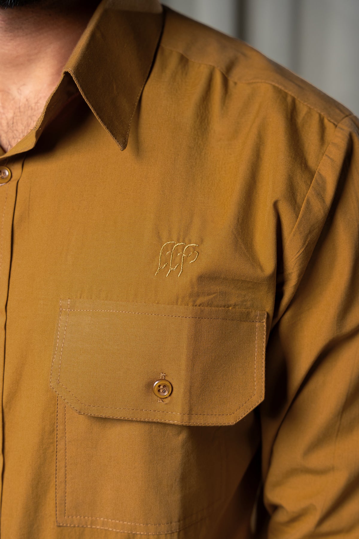 Kali Full Sleeve Shirt - Cotton Mustard