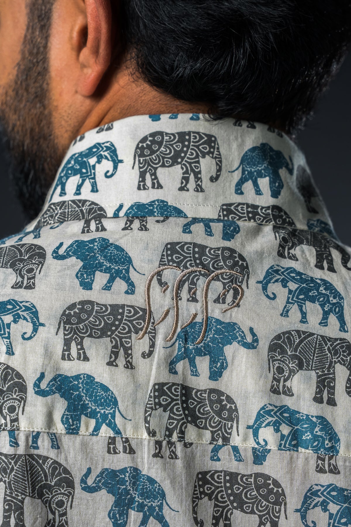 Grey Elephant Printed Shirts