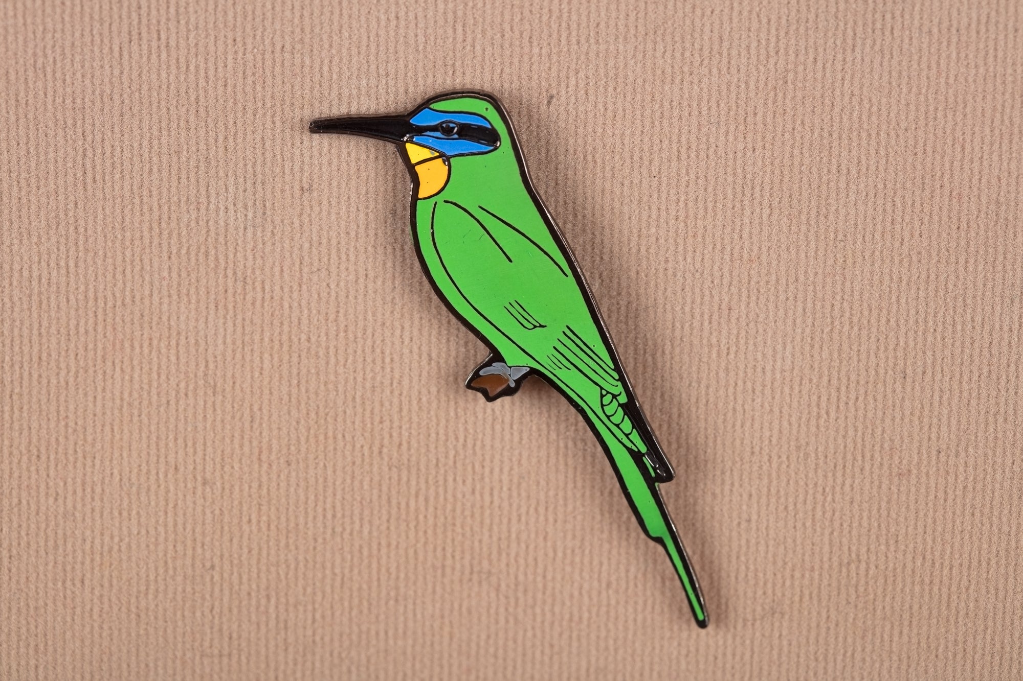 Green Bee Eater Lapel Pins
