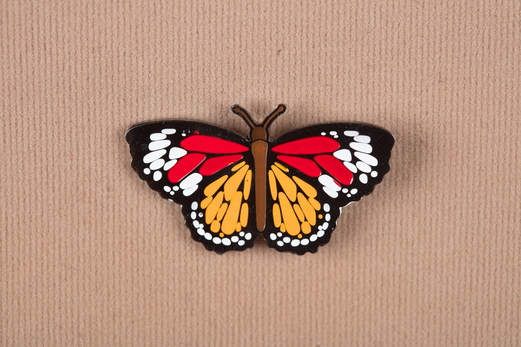 Tiger Butterfly Lapel Pins