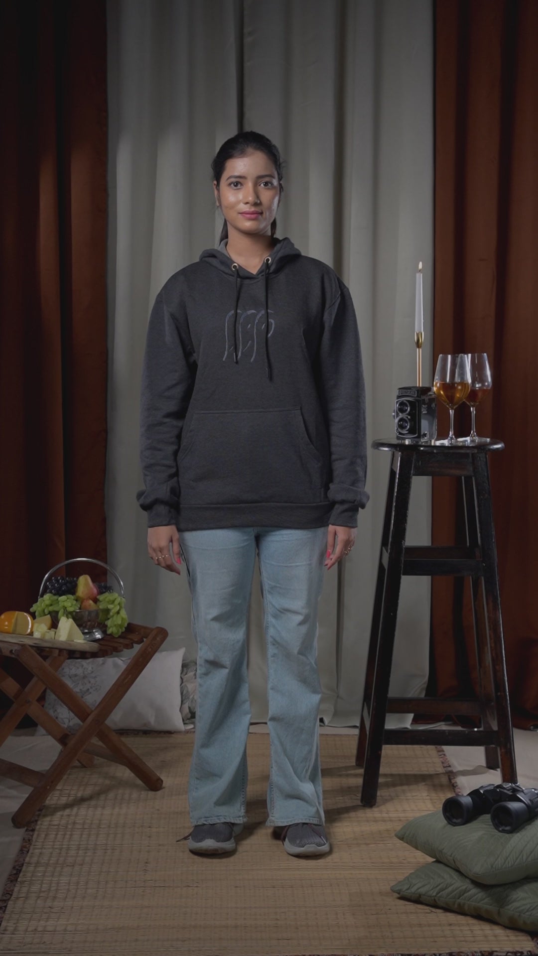 Sundarbans Hoodie Jacket - Grey
